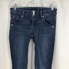 Jeans bleu denim maigre rabat Hudson Collin NW422DMS taille 26 (27x29)