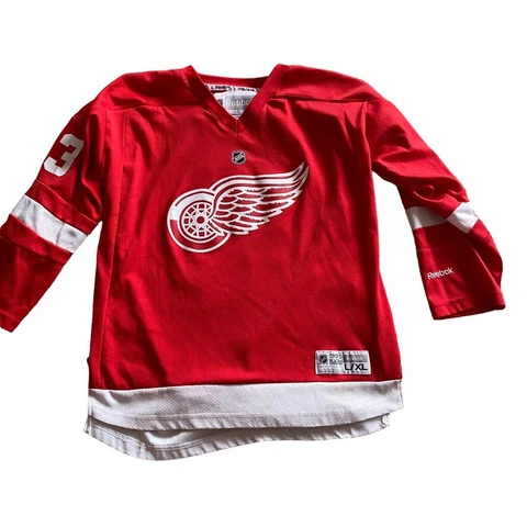 Detroit Redwings Reebok Hockey Jersey Pavel Datsyuk #13 Youth Large Cover