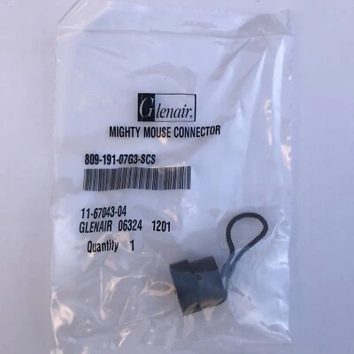 1 Pcs Glenair 06324 Circular Connector Dust Cover 11-67043-04 Brand New - Image 1 of 4