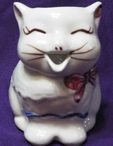 Vintage 1940s Puss 'n Boots Hand Painted Creamer Shawnee Pottery USA Made 20041 - Bild 1 von 4