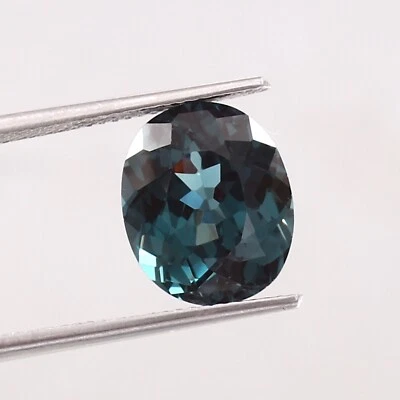 AAA Fein 12x10MM Natürlich Blau Grün Brasilianischer Turmalin Lose Oval Schliff - Bild 1 von 4