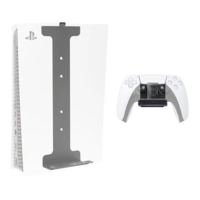 HIDEit PS5 Pro Bundle Wall Mounts for PS5 (Disc or Digital) & PS5 Controller - Image 1 of 4