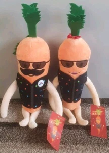 Gama Kevin the Carrot 2024 - Kevin & Katie regalo/peluche de Navidad nuevo Aldi. - Imagen 1 de 7
