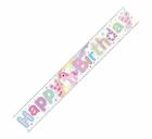 9FT Sparkly UNICORN Happy Birthday Wall Party Banner Fun Girls Princess 