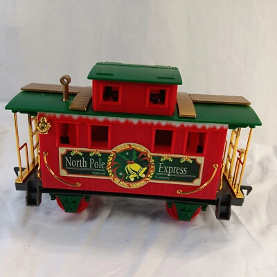 Eztec North Pole Express Xmas Train Engine Scientific Toy G Gauge Caboose - Image 1 of 4