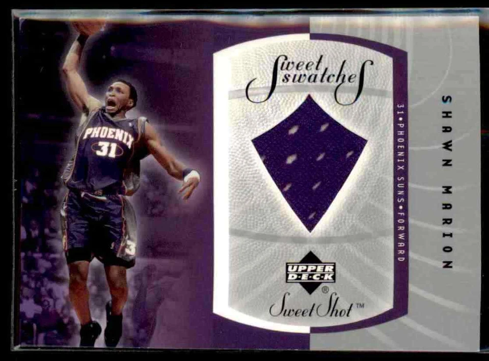 2002-03 Upper Deck Sweet Shot Sweet Swatches Phoenix Suns Shawn Marion   - Image 1 of 2