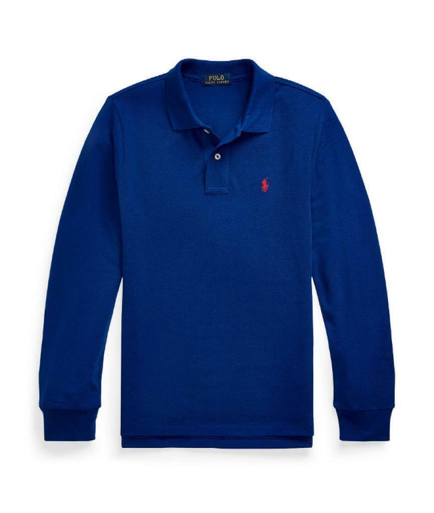 Polo Ralph Lauren Little Boys Mesh Long Sleeve Polo Shirt Choose 