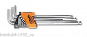 Beta Tools EXTRA LONG Hex Ball Ended Allen Key SET 1.5-10MM - Picture 1 of 2