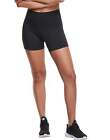 Champion Shorts Women's Soft Touch C Logo 4" Inseam Hihg Waist Double Dry Black
