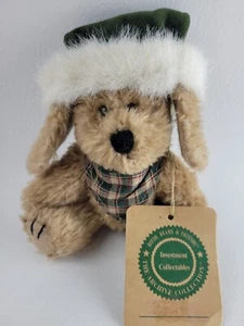 1998 Boyds The Archive Series #1364 6in Plush W/ Green Santa Hat & Scarf W/ Tags - Picture 1 of 11