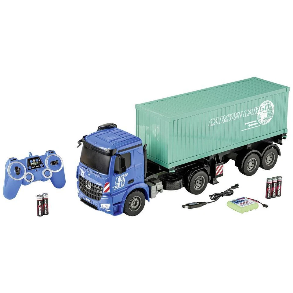 Carson R/C Mercedes-Benz Arocs mit Container Spielzeug Ferngesteuert