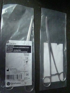 MUELLER GL3200 PEAN HYSTERECTOMY FORCEPS STRAIGHT SERRATED LENGTH 8-7/8"  - Picture 1 of 2