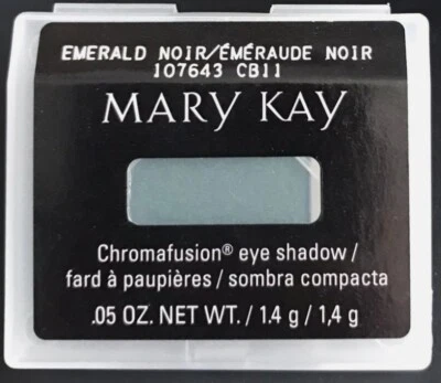 New In Package Mary Kay Chromafusion Eye Shadow EMERALD NOIR Full Size Fast Ship - Image 1 of 2
