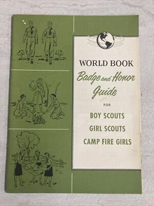 1958 World Book Badge & Honor Guide for Boy & Girl Scouts & Camp Fire Girls - Picture 1 of 5