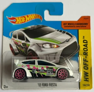 Hot wheels '12 Ford Fiesta HW Off-Road: Road Rally (2014) BFC97 T-HUNT 106/250 - Picture 1 of 10
