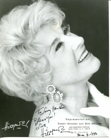 Hildegarde Sexy Cabaret Darling Je Vous Aime Beaucoup Singer Rare Signed Photo Cover