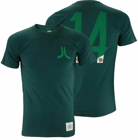 BPFC Soccer Men's Mexico Bumpy Pitch Short Sleeve Shirt, Green Cover