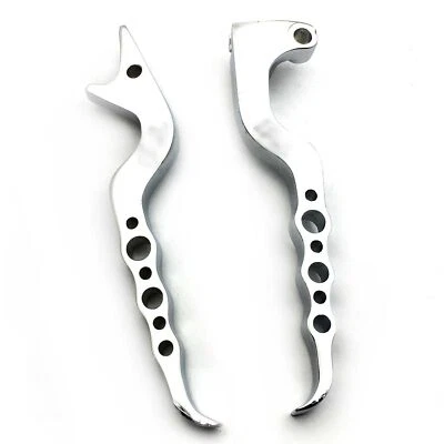 Chrome Hand Brake Clutch Levers Billet Aluminum For 1998-2003 Yamaha YZF R1  - Image 1 of 4