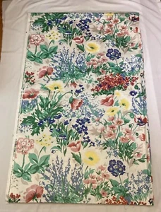House N Home Fabrics & Drapery 4.5 Yards x 54” White Pink Blue Floral 80’s c4 - Picture 1 of 10
