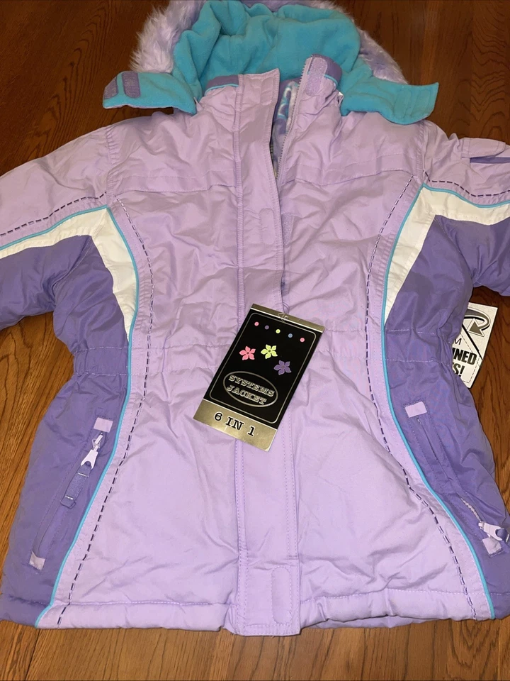 Arizona Jean Co Girls 6-IN 1 Systems Coat Jacket Sz L (14) - Image 1 of 4