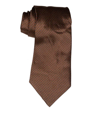 Corbata geométrica para hombre Preswick & Moore 100 % seda cobre evento de negocios boda Foto 1 de 4