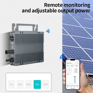 Grid Tie Solar Power Inverter 550W APP Control Single Phase Solar Grid Micro - Picture 1 of 18