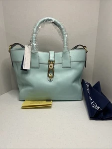 Dooney & Bourke Florentine Large Amelie Tote Pale Blue Dust Bag Registration Num - Picture 1 of 15