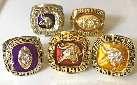 Minnesota Vikings NFL Championship Stadium Rings Cover