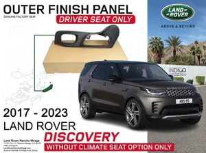 Genuine Land-Rover DRIVER SEAT Outer Finish Panel EBONY COLOR (OEM) LR161678 - Picture 1 of 4