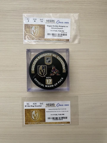 Vegas Golden Knights VGK v Arizona Coyotes Phil Kessel 11/17/22 Puck November 17 Cover