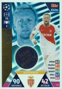 Topps Match Attax Champions League 2018/2019 Man Of The Match Glik 413 - Picture 1 of 1