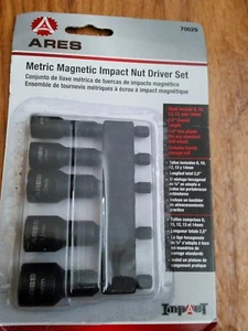 Ares Metric Magnetic Impact Nut Driver Set 70029 - Picture 1 of 5