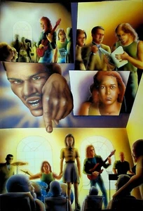 Piers Anthony Inkarnationen der Unsterblichkeit auf einem blassen Pferd #3 Original Art S 33 - Bild 1 von 1