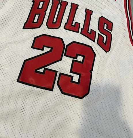 Amazing White Bulls Michael Jordan Rare FinalsJersey 3XL !!  Mens TRUE XXXL Cover