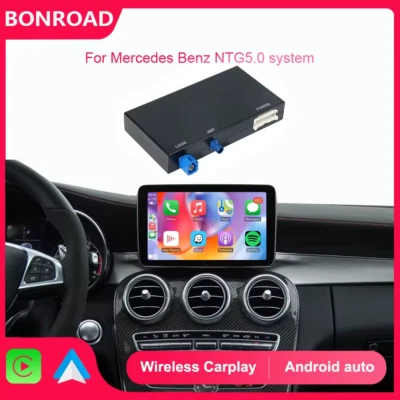 Kit retrofit Wireless CARPLAY ANDROIDAUTO sist. NTG 5.0 TUTTE MERCEDES 14-18 - Immagine 1 di 4