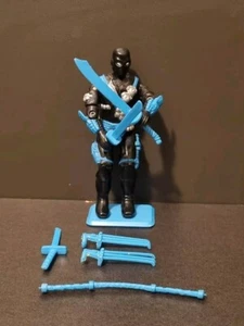 GI Joe Snake Eyes V5 Action Figure Near Complete 1993 Ninja Force ARAH GC - Picture 1 of 7