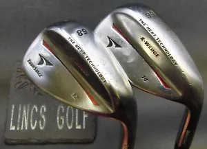 Set of 2 Bridgestone X-Wedge Tourstage 56° & 58° Sand Wedges Stiff Steel Shafts - Picture 1 of 4