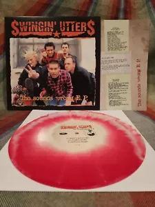 Swingin' Utters The Sounds Wrong EP Red/White Swirl Vinyl 10" Record - Picture 1 of 5