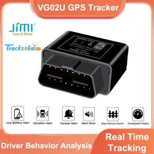 Jimi VG02U OBD Mini GPS Tracker Plug&Play Real-time Tracking Driver Behavior - Imagen 1 de 6