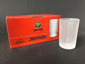6x JÄGERMEISTER 2cl Shot Glas Gläser Schnapsglas Kurze Stamper NEU OVP - Picture 1 of 6