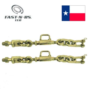 2 Univeversal 3 Point Hitch Tractor Chain Stabilizers - Picture 1 of 23