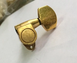 Gold 1970's Gibson Les Paul Custom Schaller Tuner, Treble Side ~W Germany - Picture 1 of 3