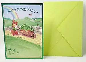ST Patrick’s Day May Happiness Be Near And The Luck Be Yours Hallmark Card - Picture 1 of 3