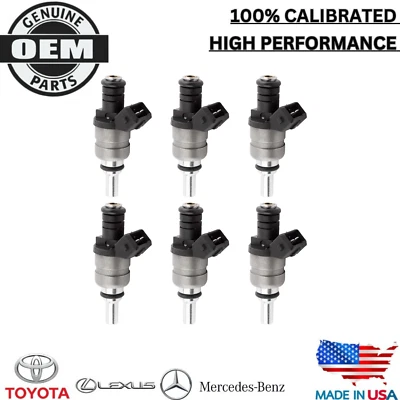 X6 NUEVOS INYECTORES DE COMBUSTIBLE SIEMENS OEMS para BMW 323i 1999 2000 2,5 L I6 #1427240 Foto 1 de 4