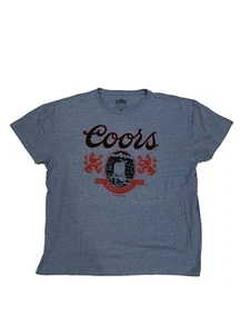 Coors Light Beer Blue Shirt Regular Fit Men’s Size Large Good Condition - Picture 1 of 9