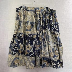 Short Circuit Womans Skirt Multicolor One Size Geometric Sheer Pull On Cotton - Picture 1 of 5