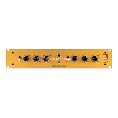 Quad-Eight MM312 Stereo Pair Custom RGS Rack Gold EQ Equalizer Rare Vintage - Image 1 of 4