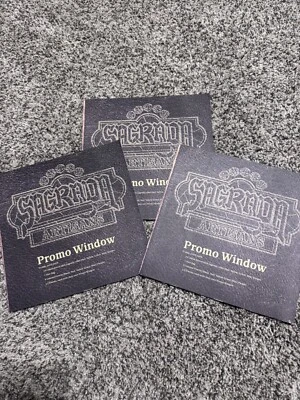 Ventanas Promocionales Sagrada Artisans - Juegos Floodgate - Exclusivo GenCon - Juego de 3 Foto 1 de 4