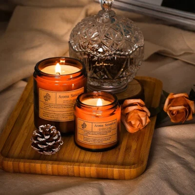 Smokeless Soy Aromatherapy Scented Candles Wedding Birthday Party Christmas Gift - Image 1 of 4