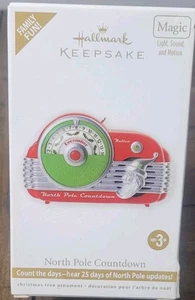 Hallmark – Christmas Radio Ornament– North Pole Countdown -2012 –Magic – Art  - Picture 1 of 6